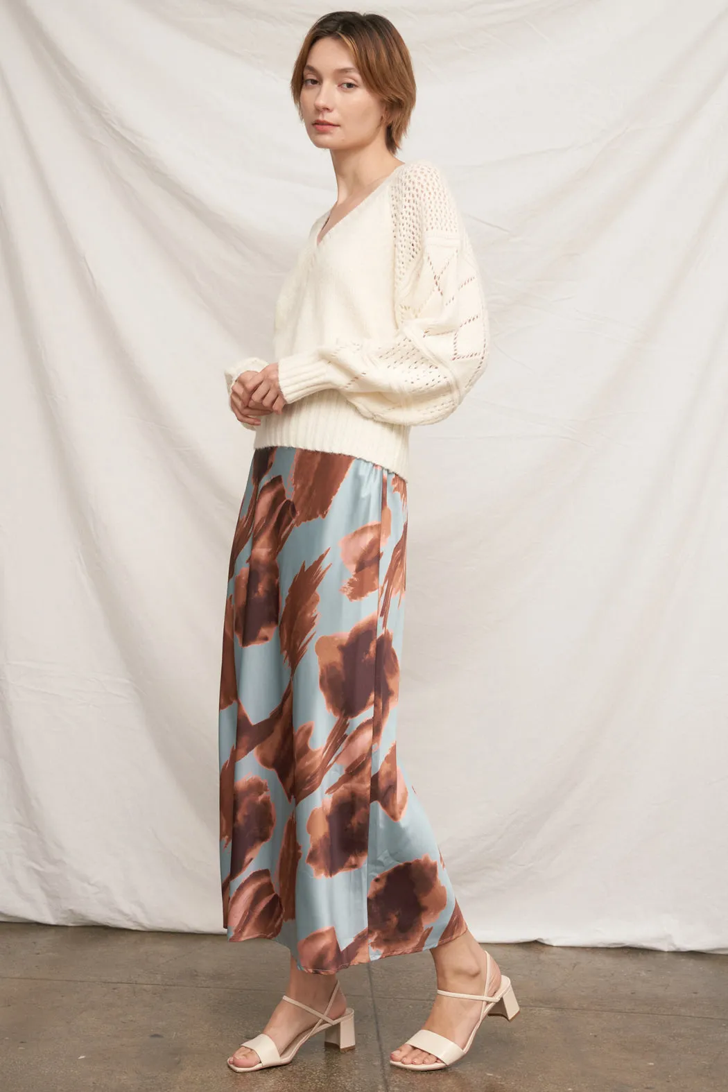 Rococo Floral Maxi Skirt sold by En Creme product image thumbnail 3