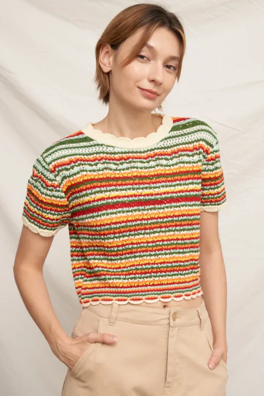 Danielle Knit Sweater sold by En Creme