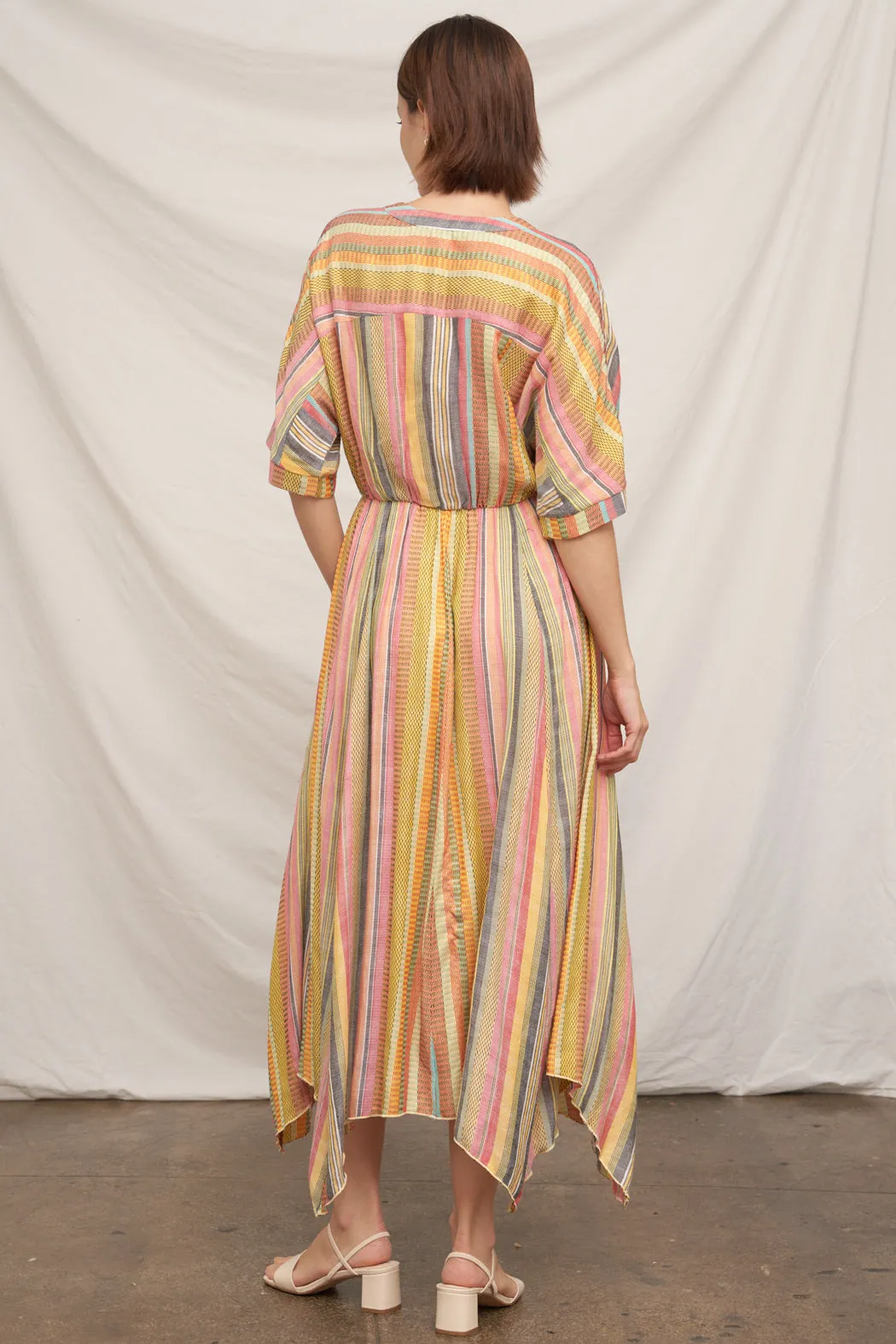 Jenny Stripe Midi Dress sold by En Creme product image thumbnail 2
