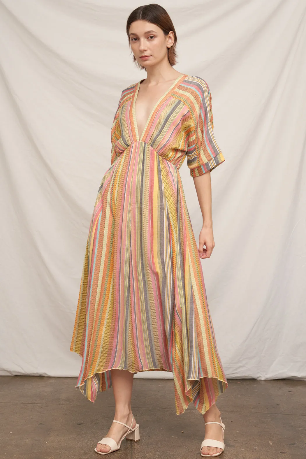 Jenny Stripe Midi Dress sold by En Creme product image thumbnail 3