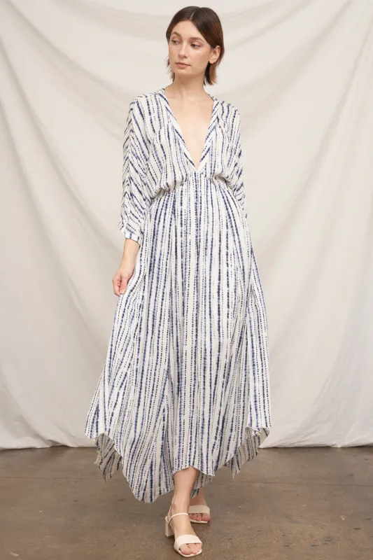 Salma Stripe Midi Dress sold by En Creme