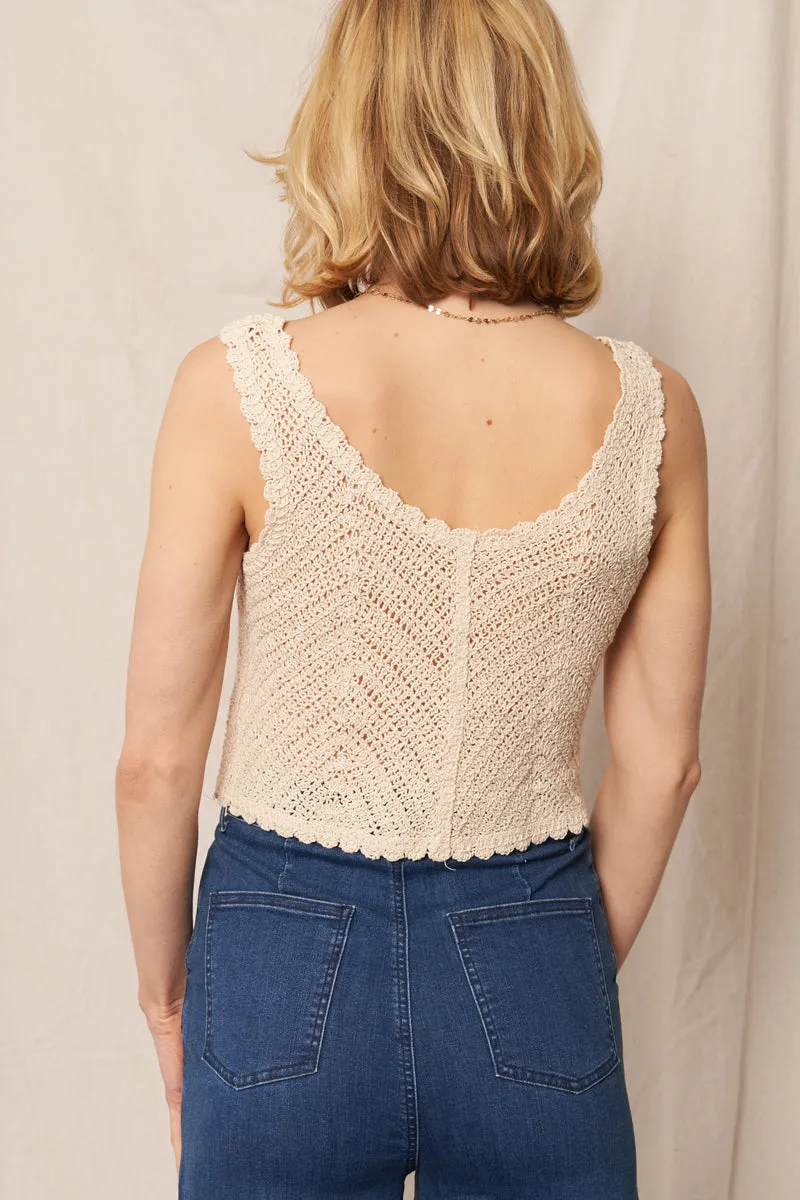 Alexia Crochet Top sold by En Creme product image thumbnail 5