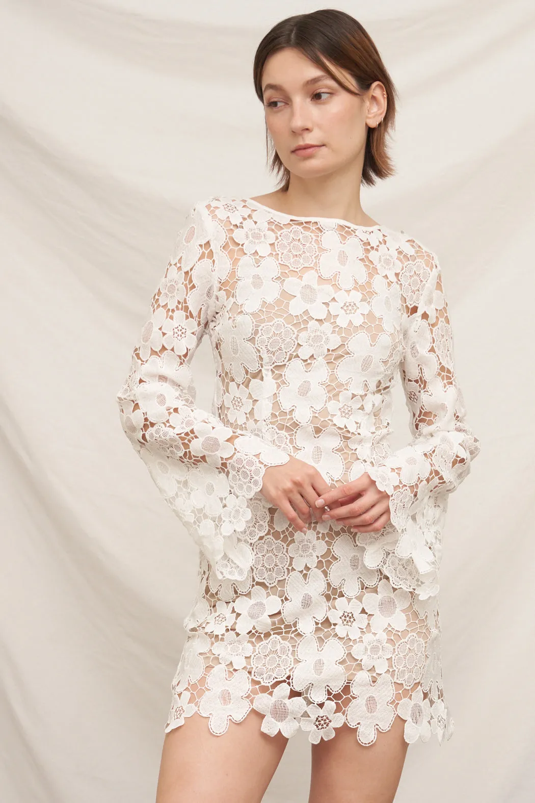 Lisa Lace Dress sold by En Creme product image thumbnail 5