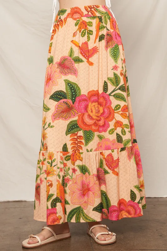 Maltese Block Tropical Skirt made by En Creme