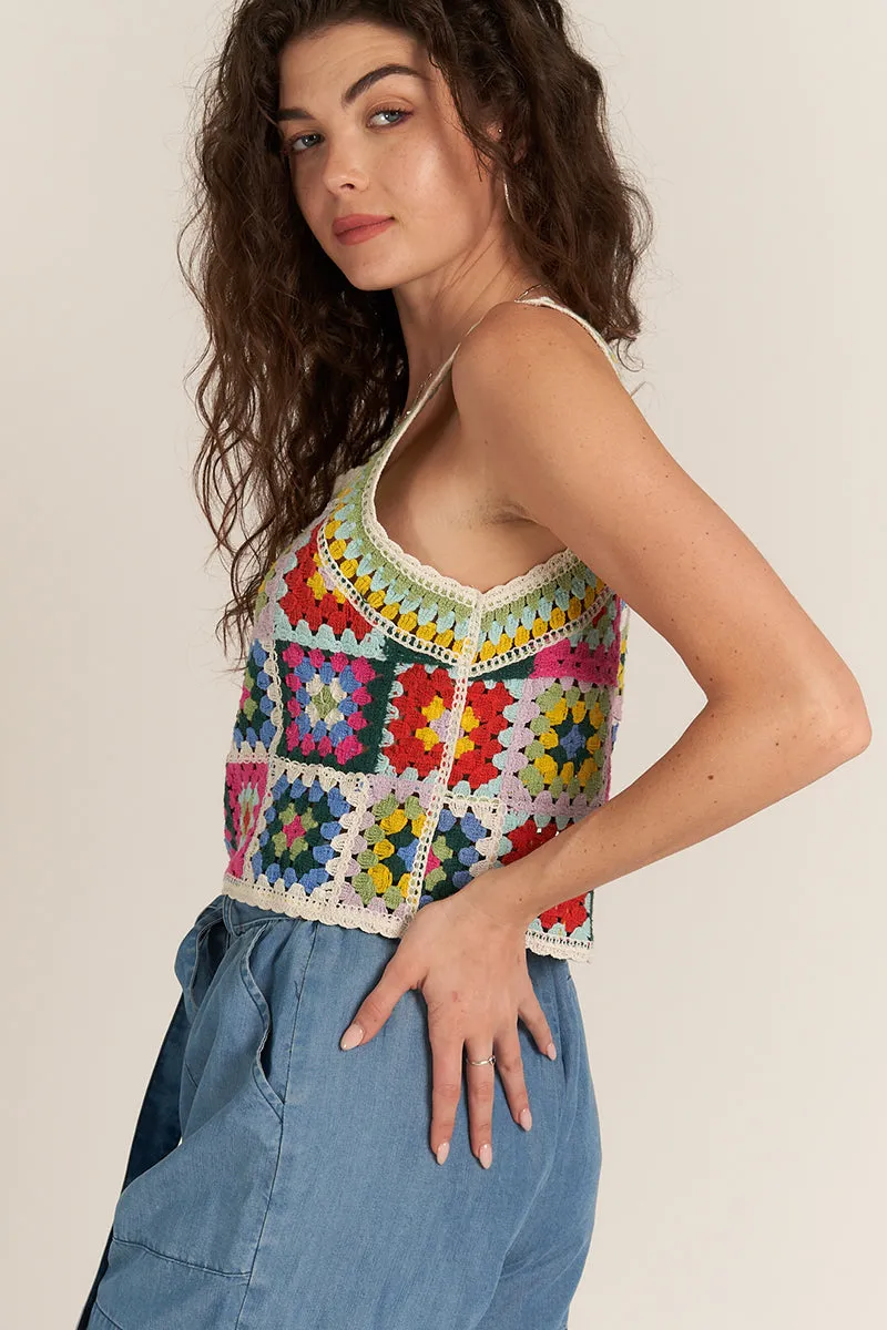 Claribel Crochet Top sold by En Creme product image thumbnail 3
