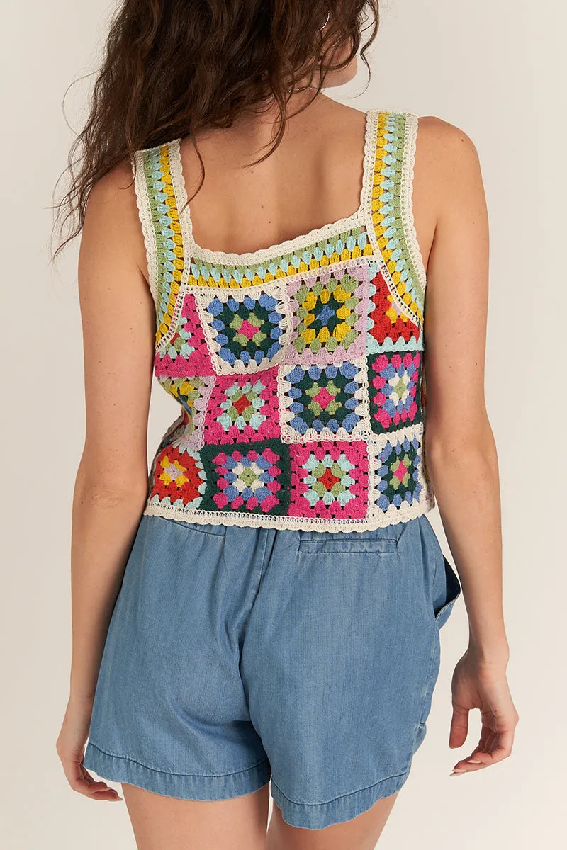 Claribel Crochet Top sold by En Creme product image thumbnail 4