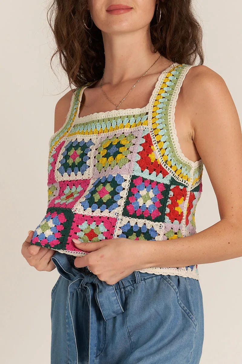 Claribel Crochet Top sold by En Creme product image thumbnail 2