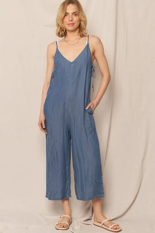 Love & Hate Side Tie Jumpsuit made by En Creme