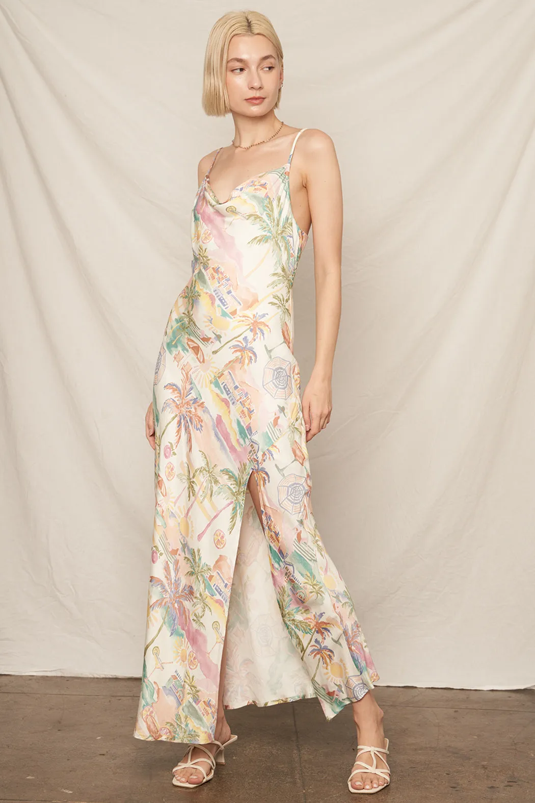 Monaco Cowl Neck Maxi sold by En Creme product image thumbnail 4