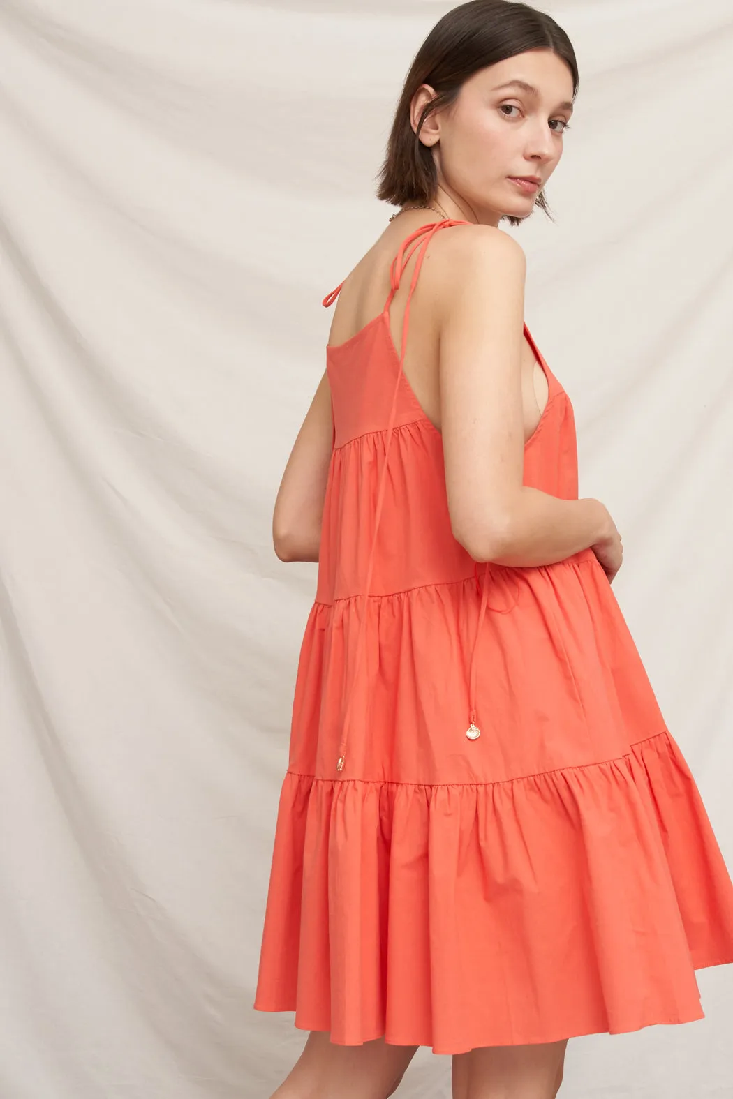 Papaya Mini Dress sold by En Creme product image thumbnail 3