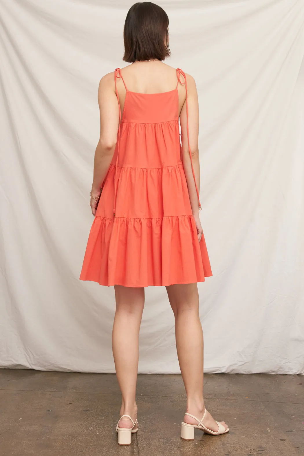 Papaya Mini Dress sold by En Creme product image thumbnail 5
