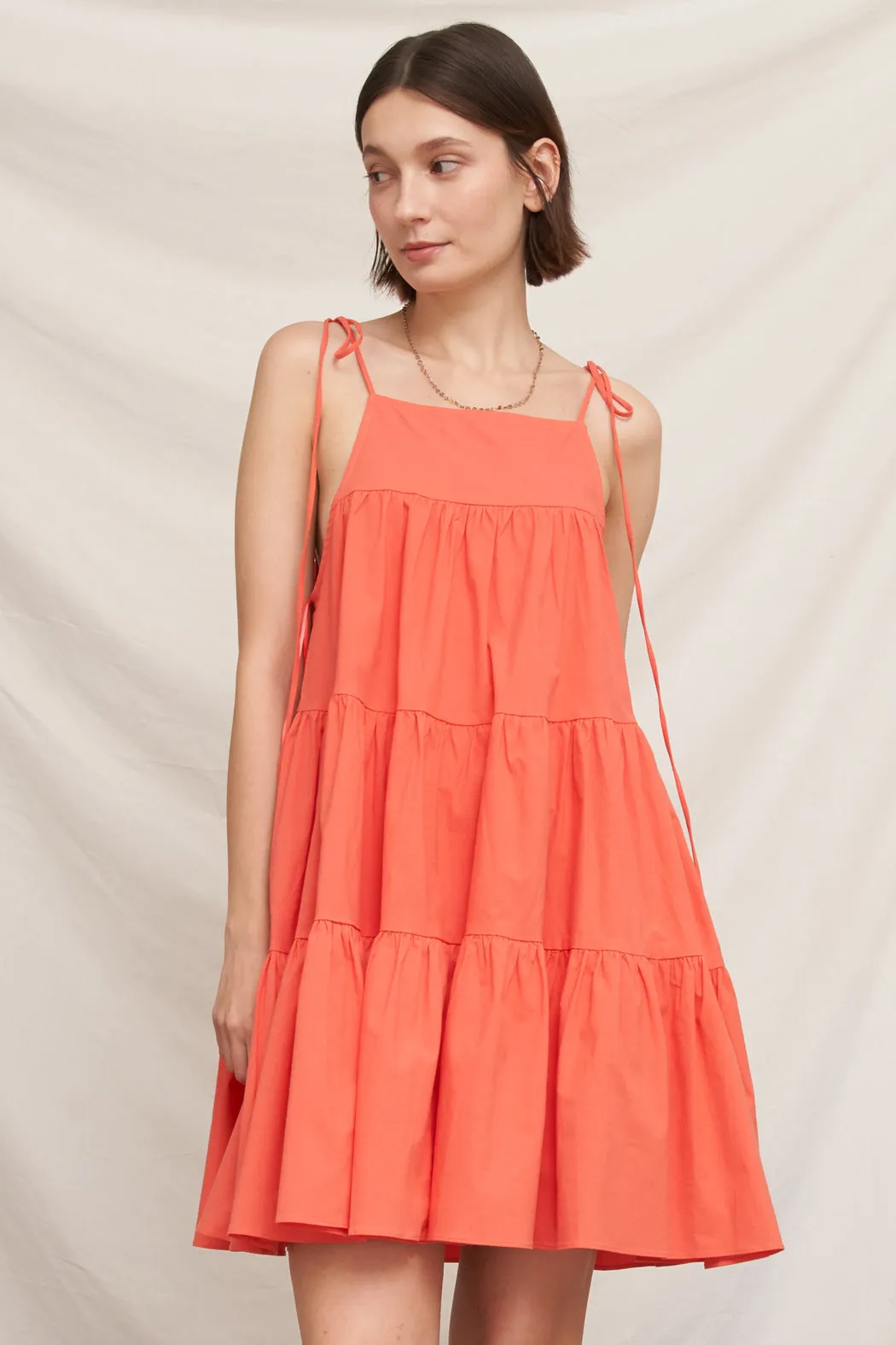 Papaya Mini Dress sold by En Creme product image thumbnail 2