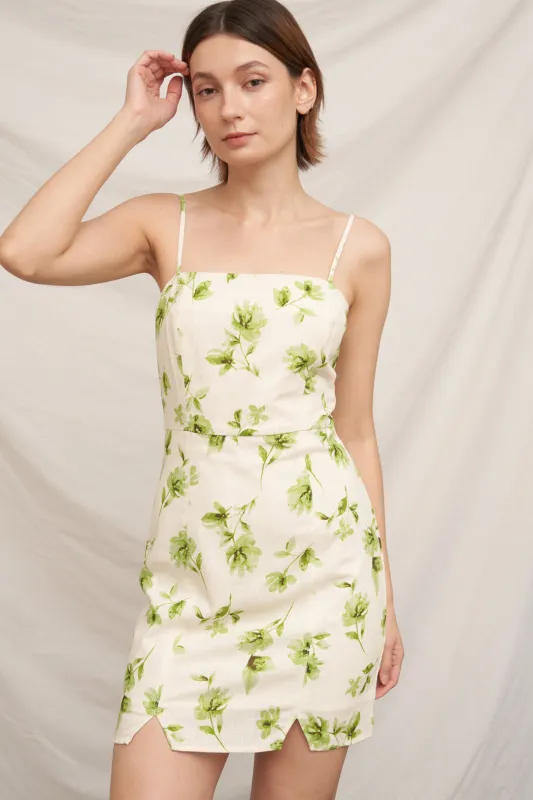 Chloe Fleur Mini Dress made by En Creme
