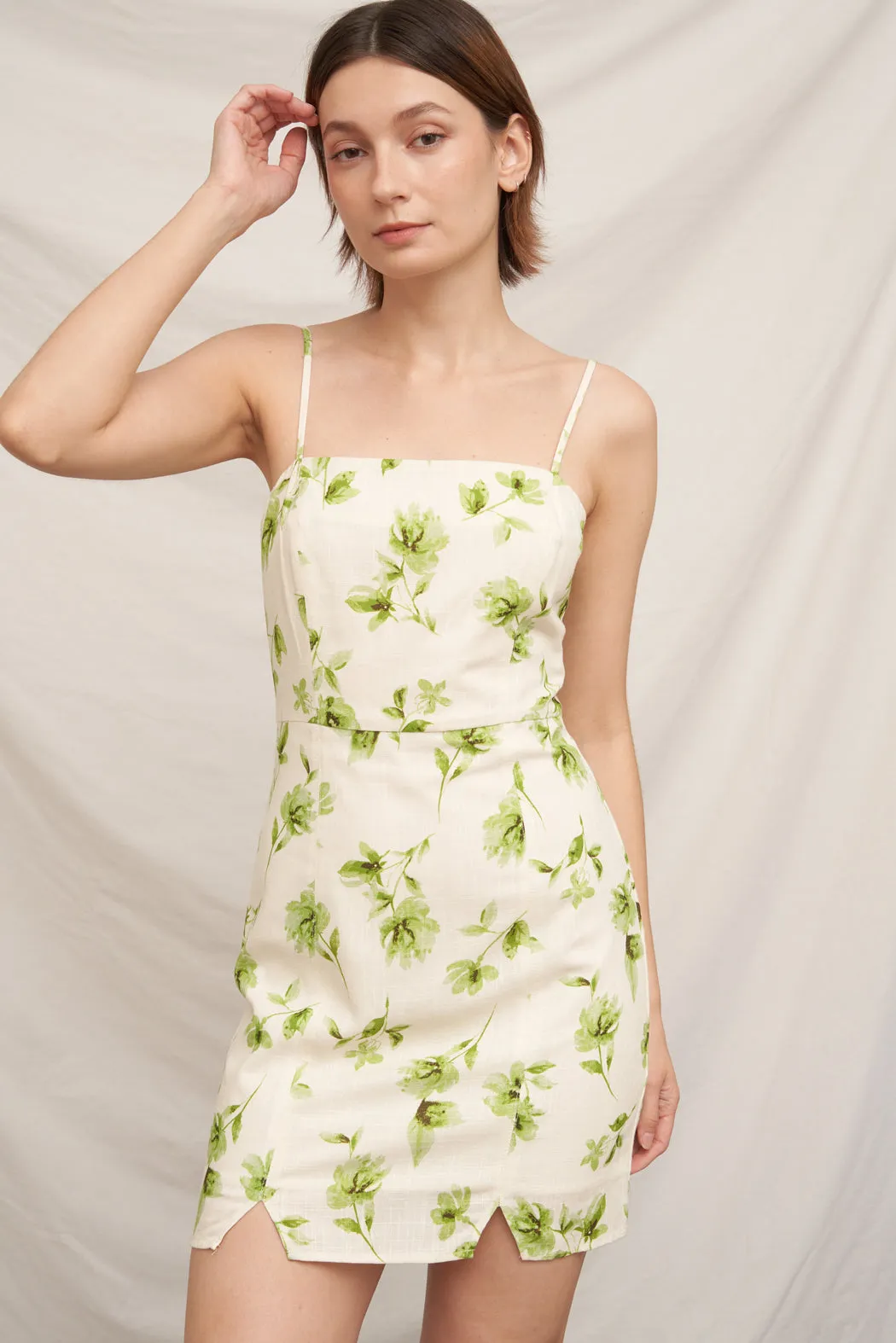 Chloe Fleur Mini Dress sold by En Creme