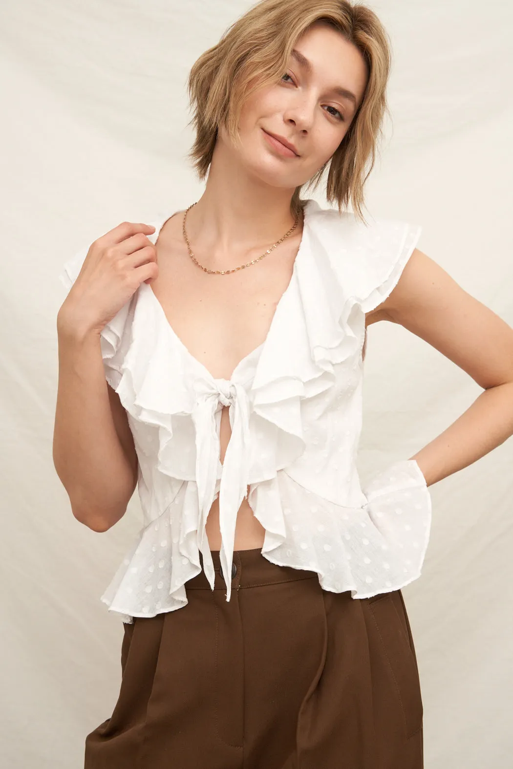 Marbella Cotton Top sold by En Creme product image thumbnail 2
