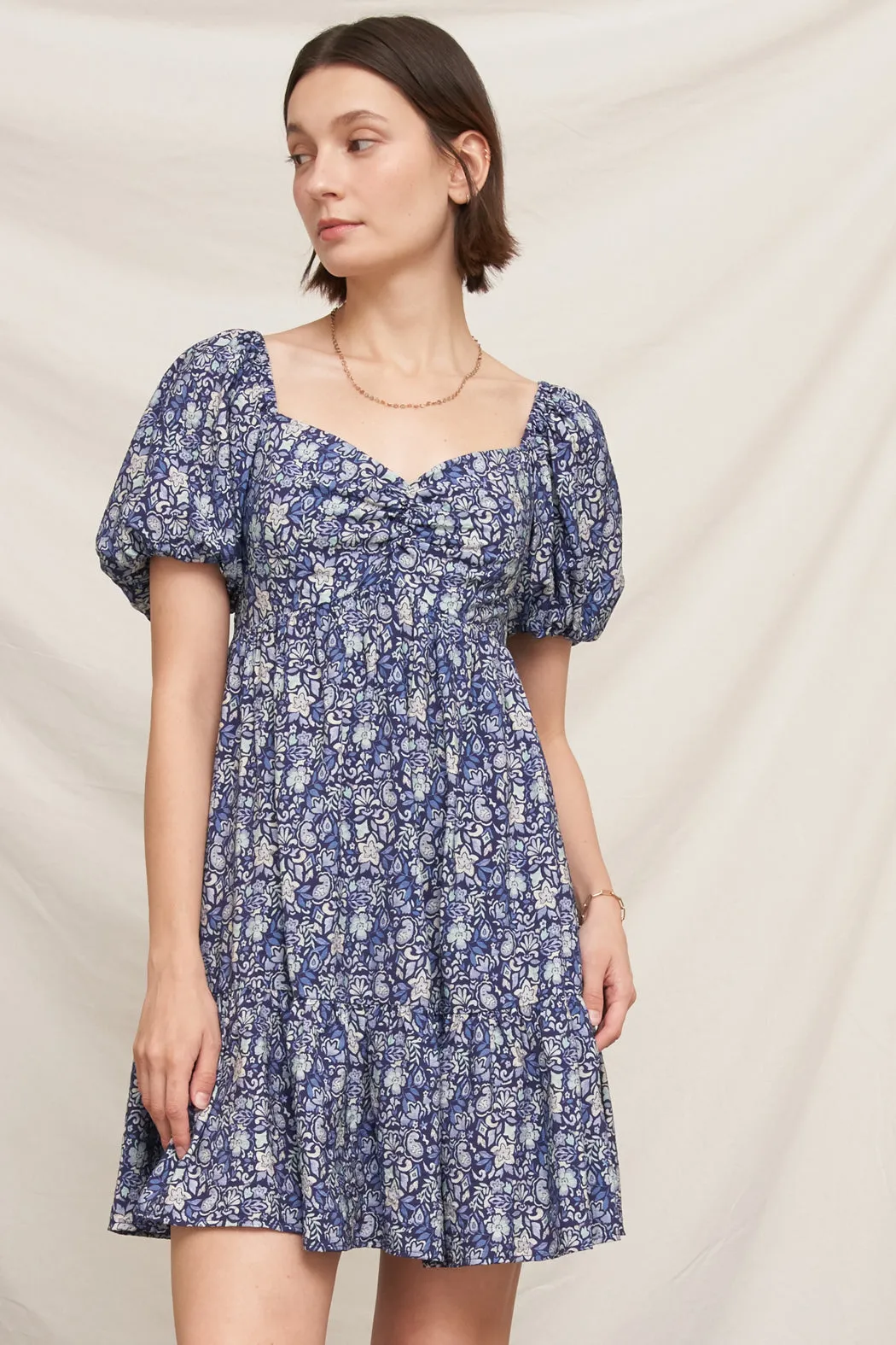 Bora Bora Floral Mini Dress sold by En Creme