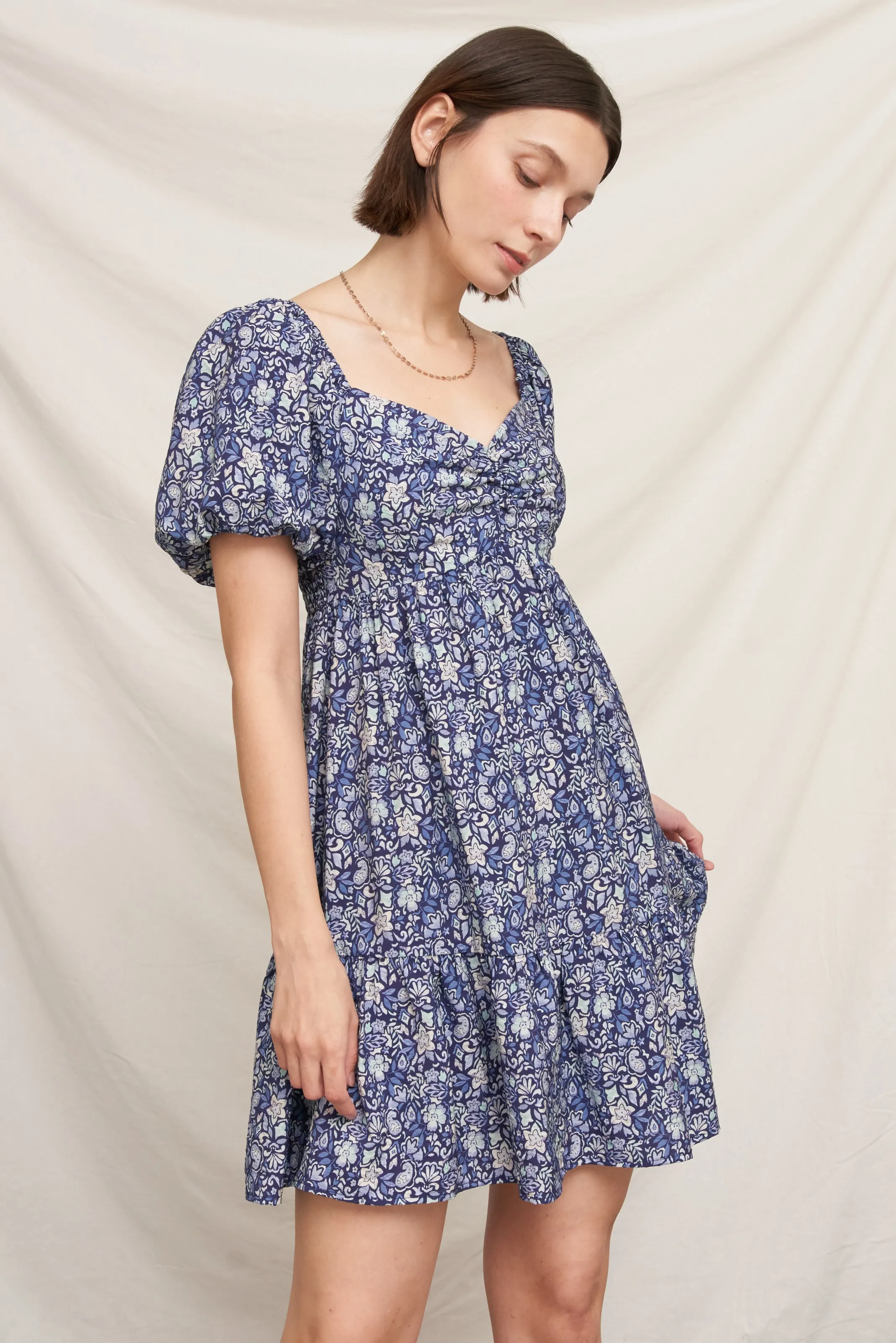 Bora Bora Floral Mini Dress sold by En Creme product image thumbnail 2
