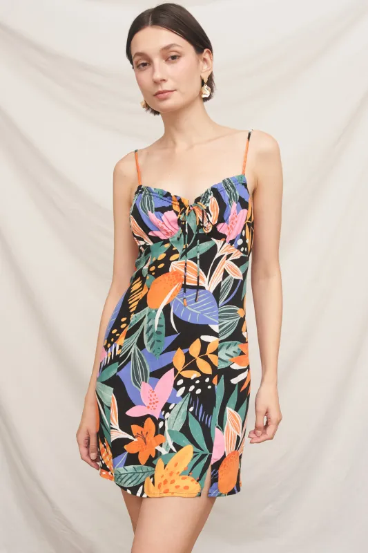 Fiesta Tropical Mini Dress made by En Creme