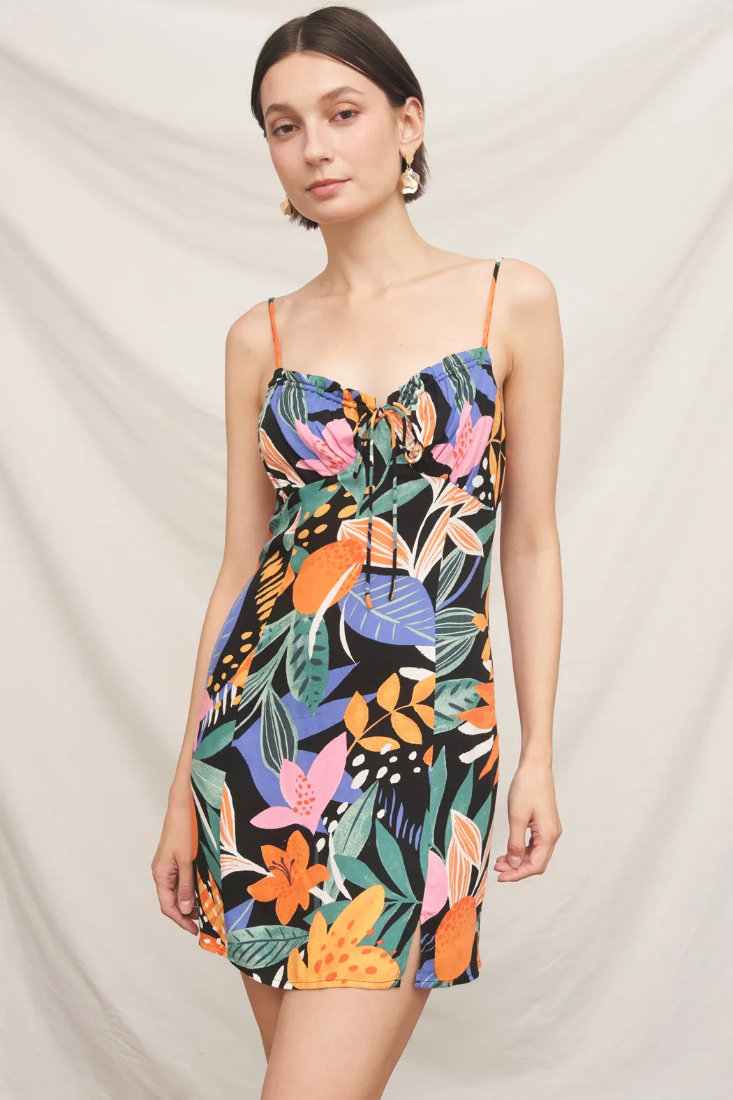 Fiesta Tropical Mini Dress sold by En Creme