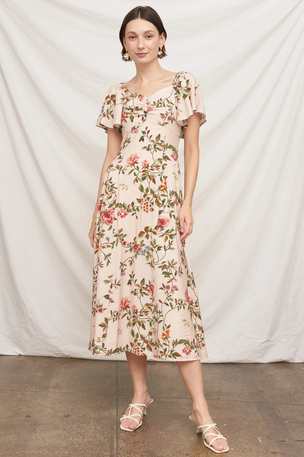 Eternally Yours Floral Midi sold by En Creme