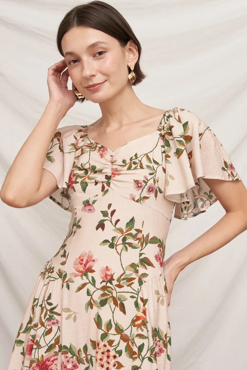 Eternally Yours Floral Midi sold by En Creme product image thumbnail 5