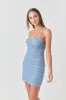 Ruched Tulle Mini Dress sold by Endless Rose