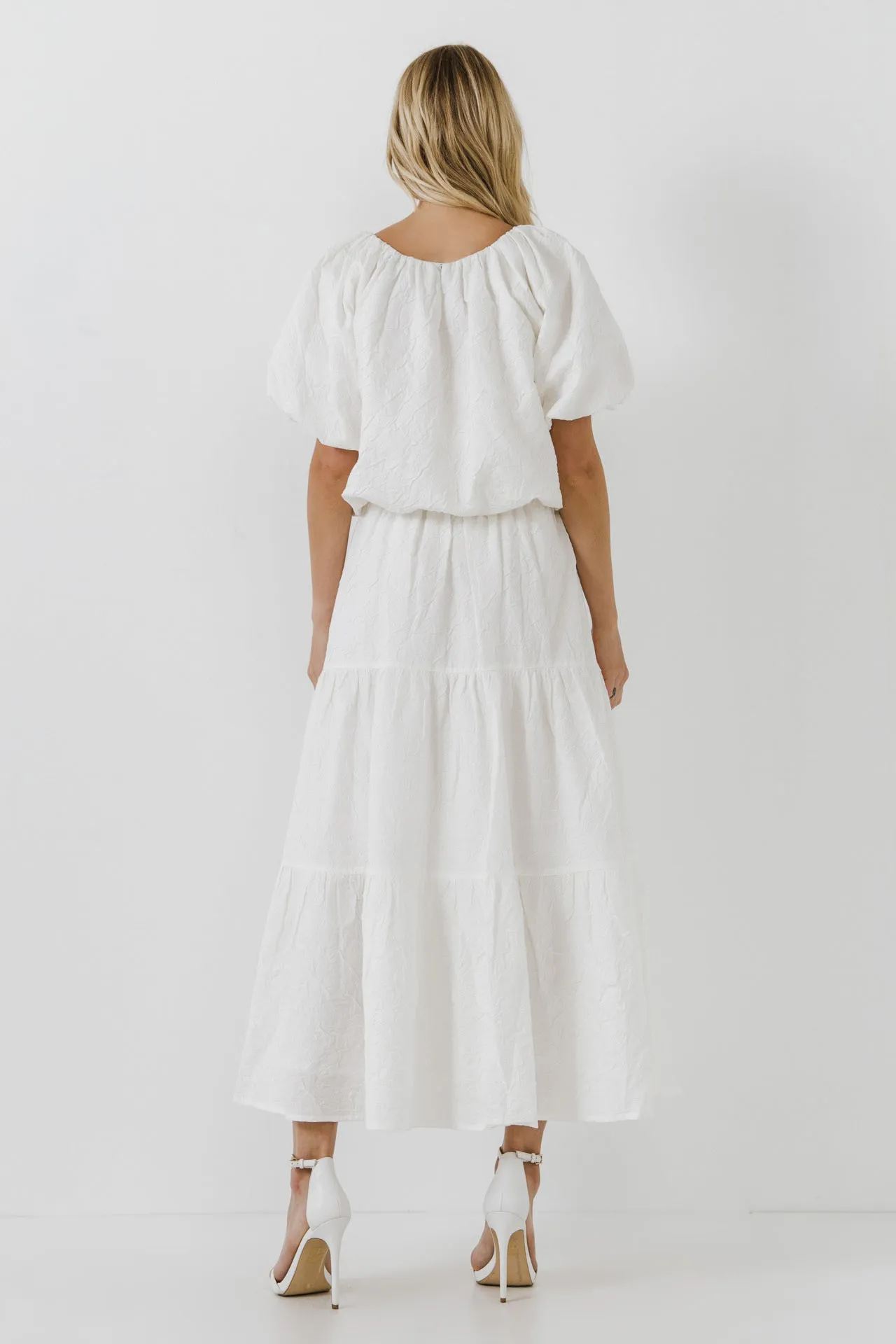 Floral Textured Crop Top sold by Endless Rose product image thumbnail 5