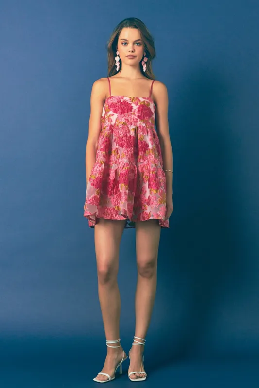 Organza Floral Mini Dress sold by Endless Rose