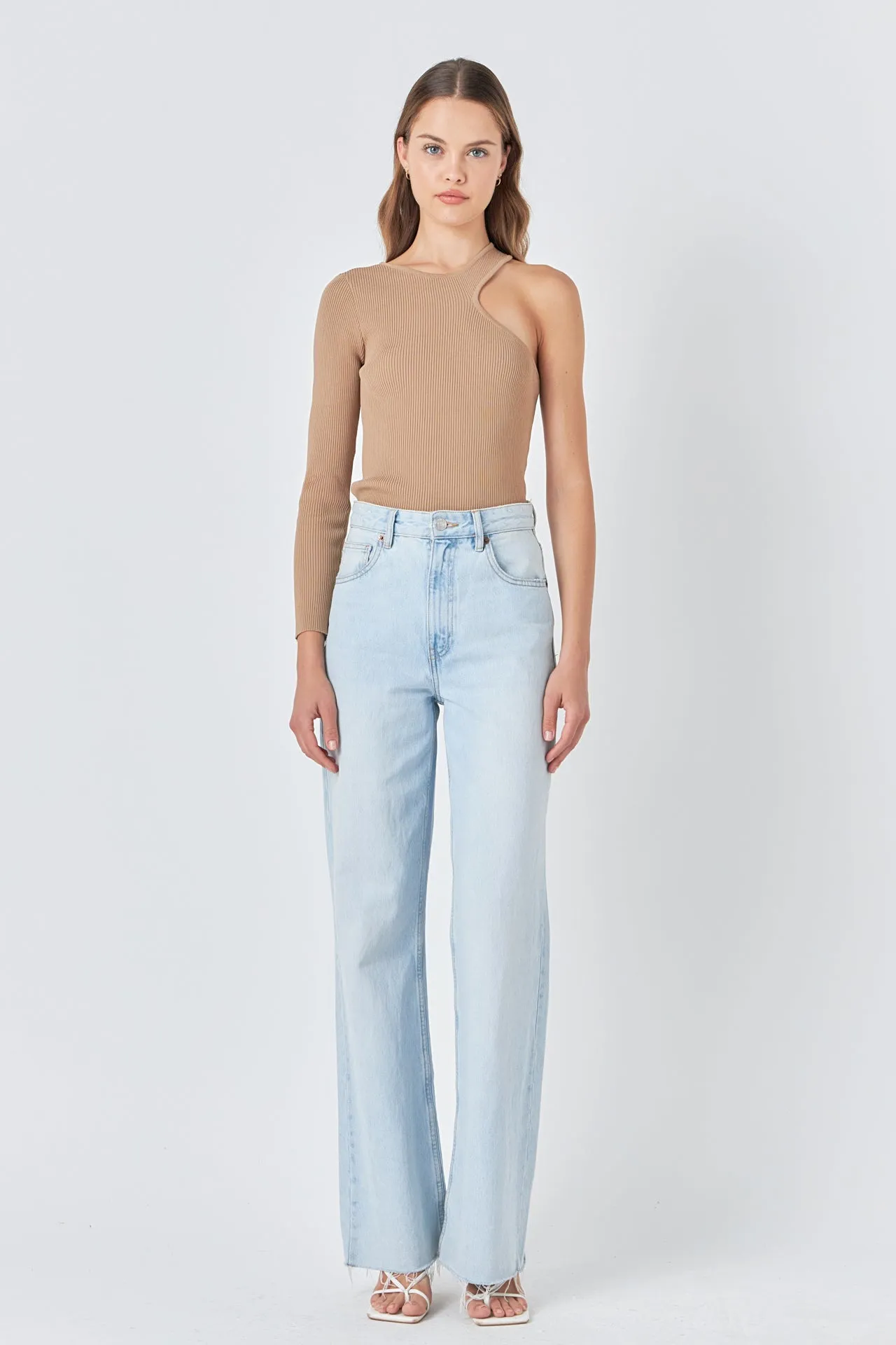 Cut Out One Shoulder Knit Top sold by Endless Rose