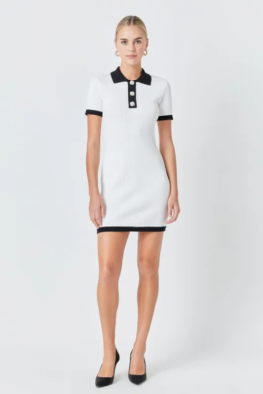 Polo Mini Knit Dress sold by Endless Rose