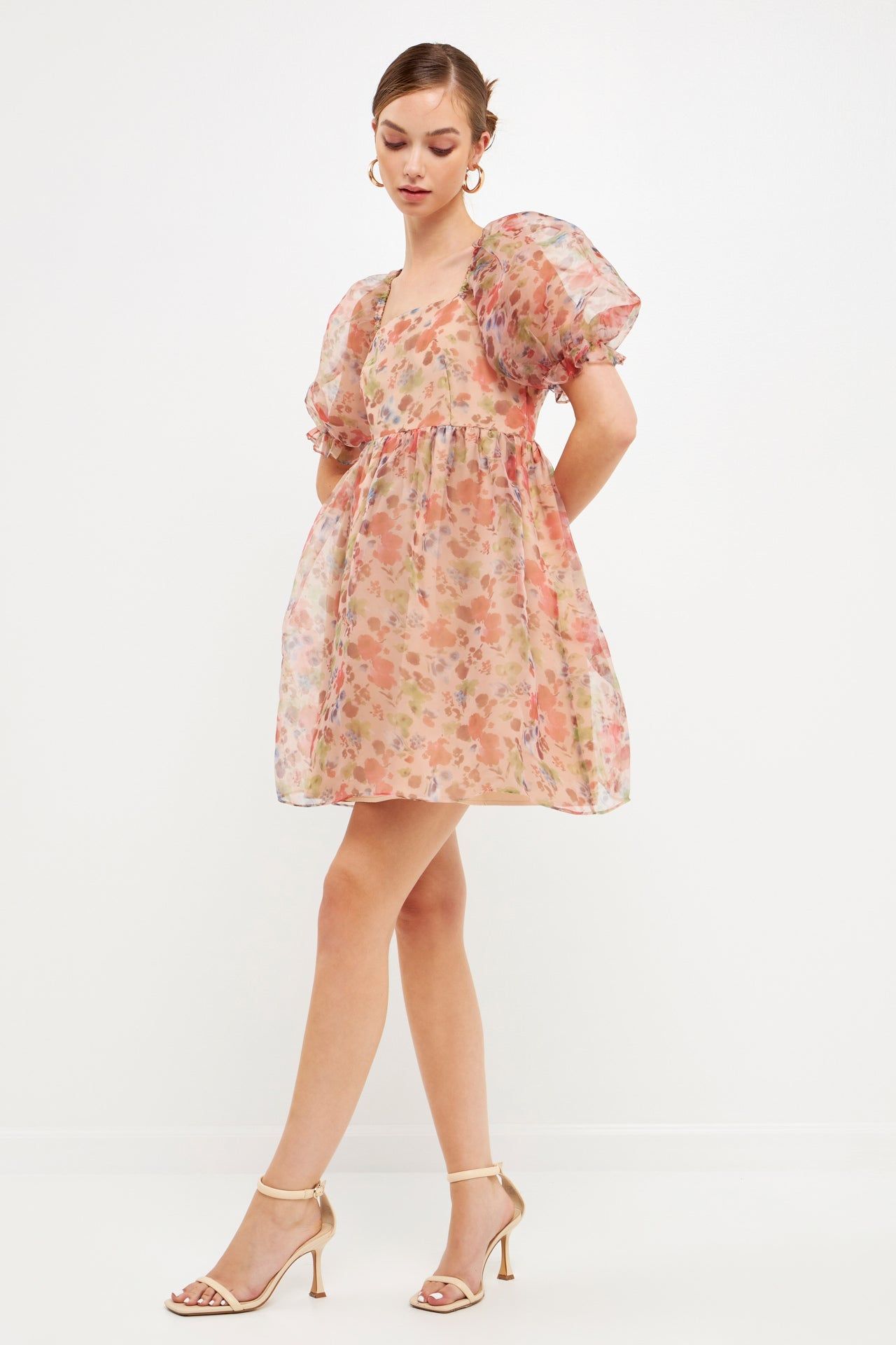 Floral Puff Mini Dress sold by Endless Rose product image thumbnail 8