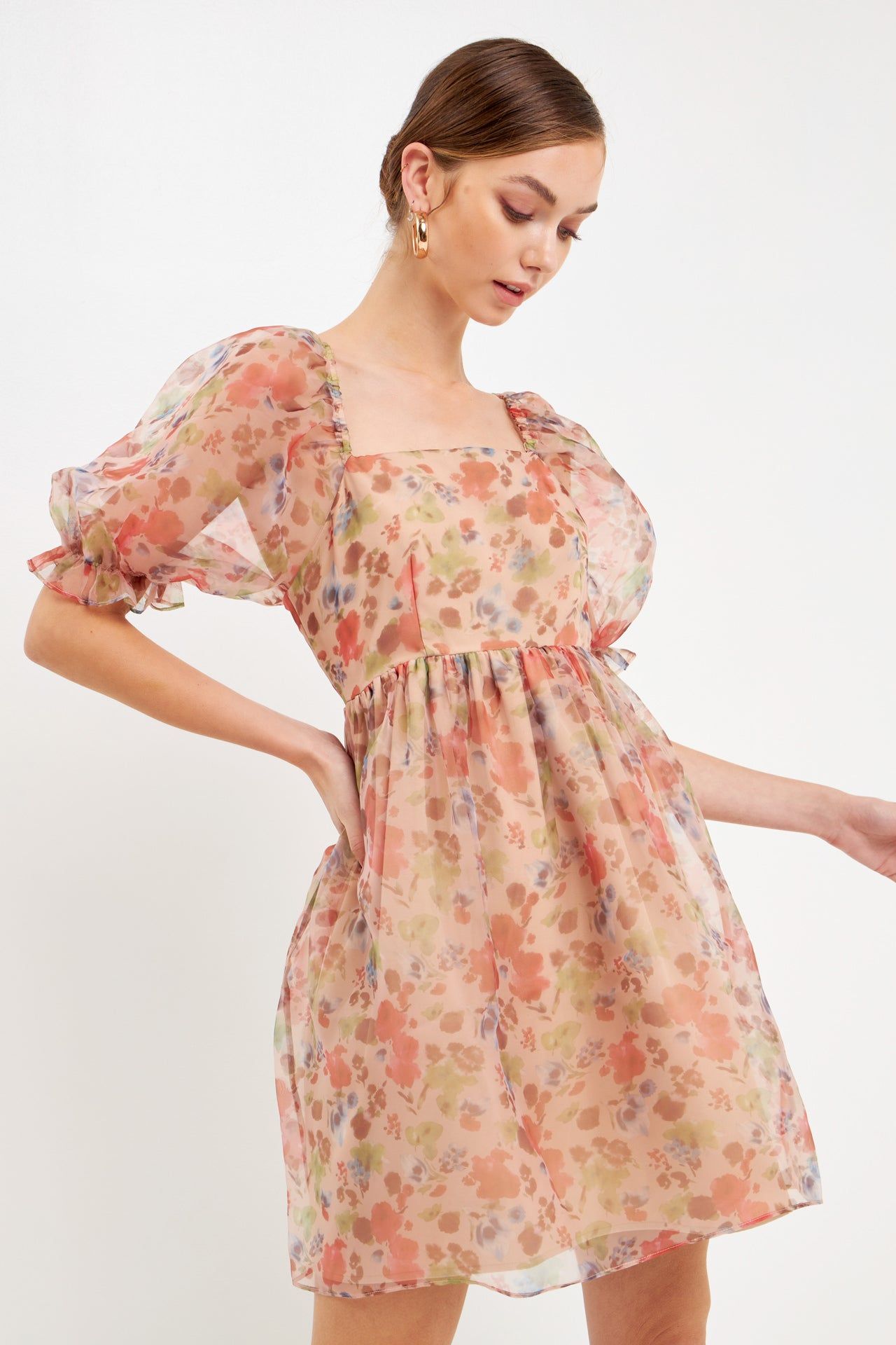 Floral Puff Mini Dress sold by Endless Rose product image thumbnail 10