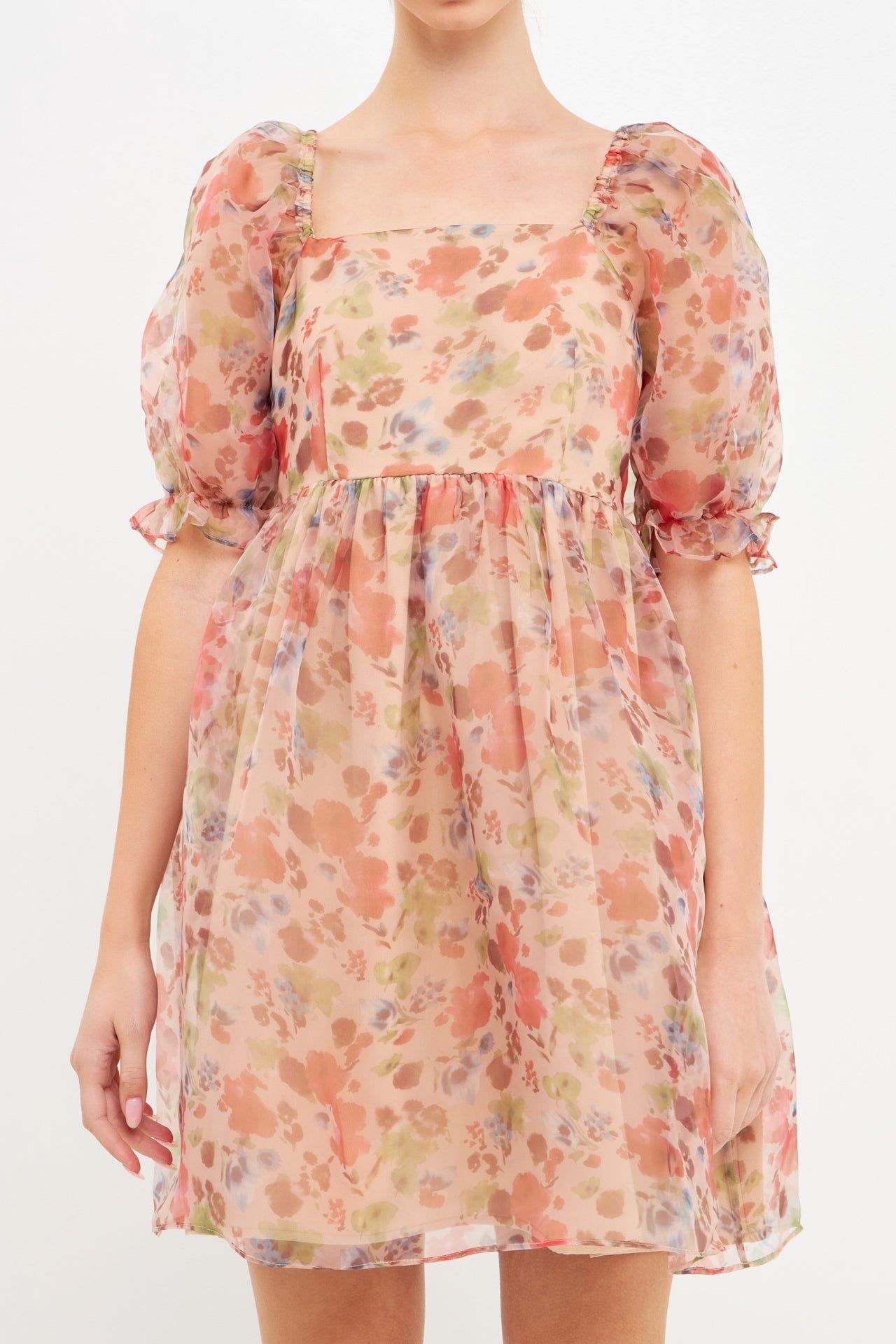 Floral Puff Mini Dress sold by Endless Rose product image thumbnail 7