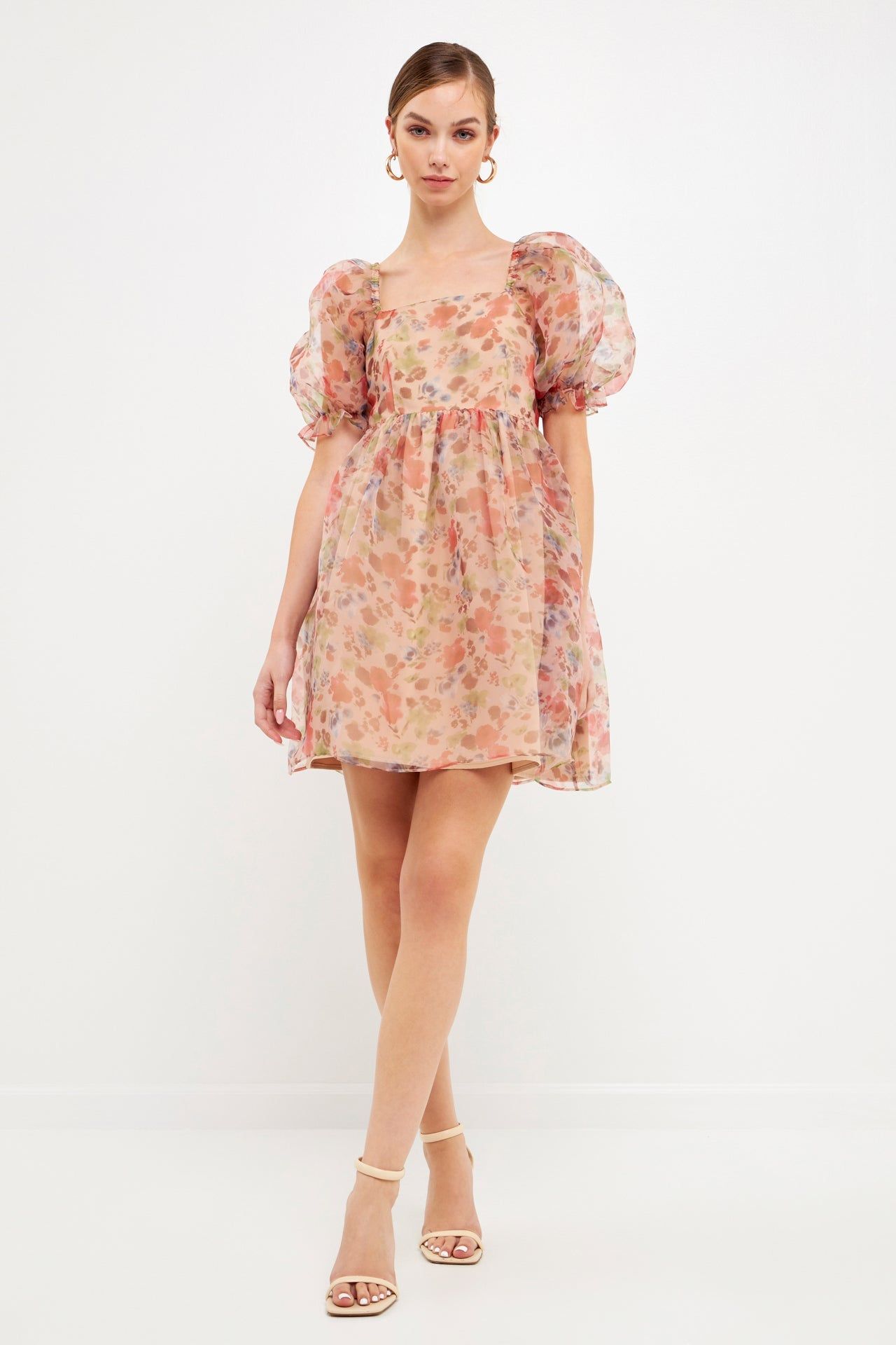 Floral Puff Mini Dress sold by Endless Rose product image thumbnail 6