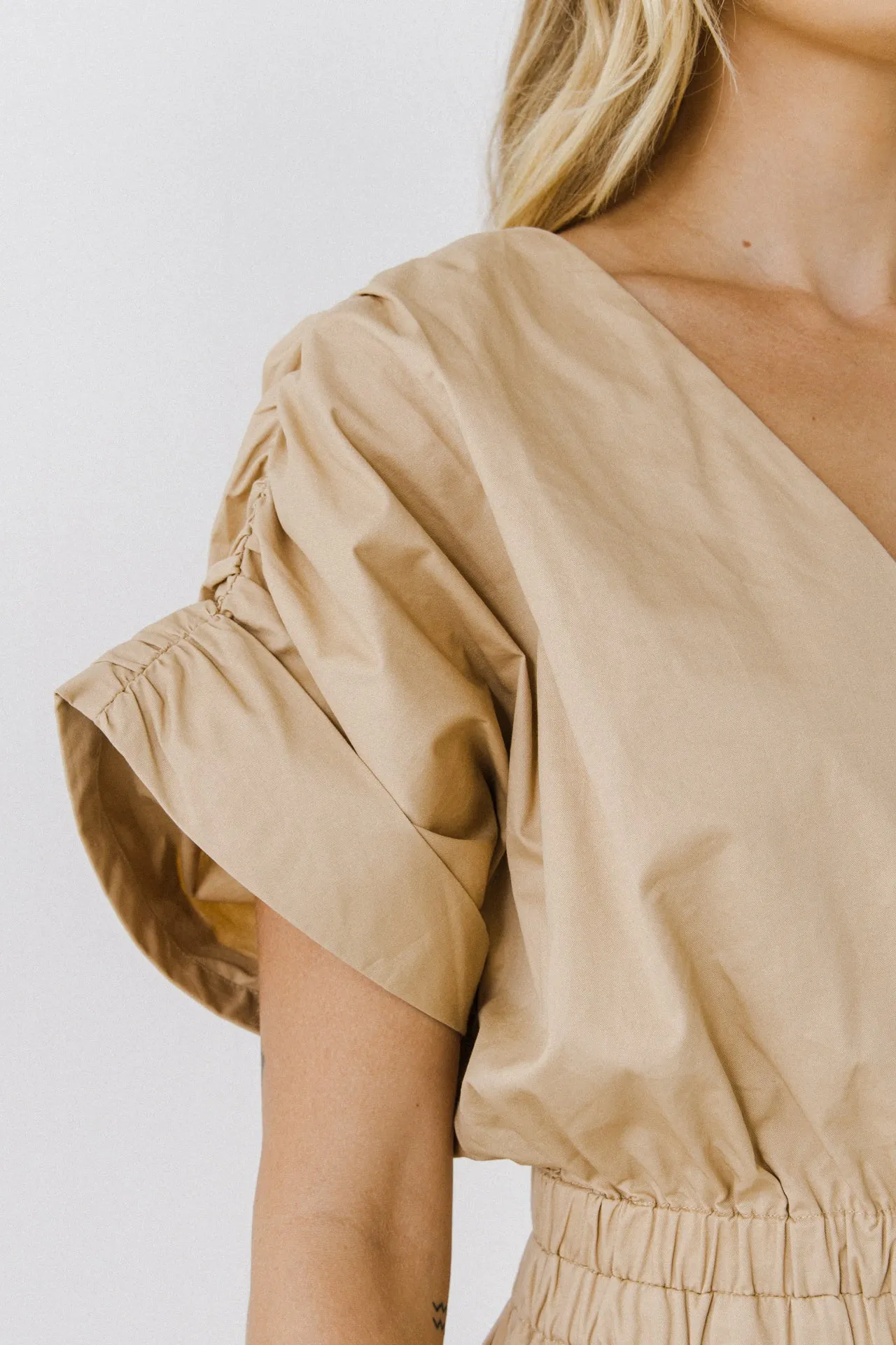 Ruched Shoulder Romper sold by Endless Rose product image thumbnail 5