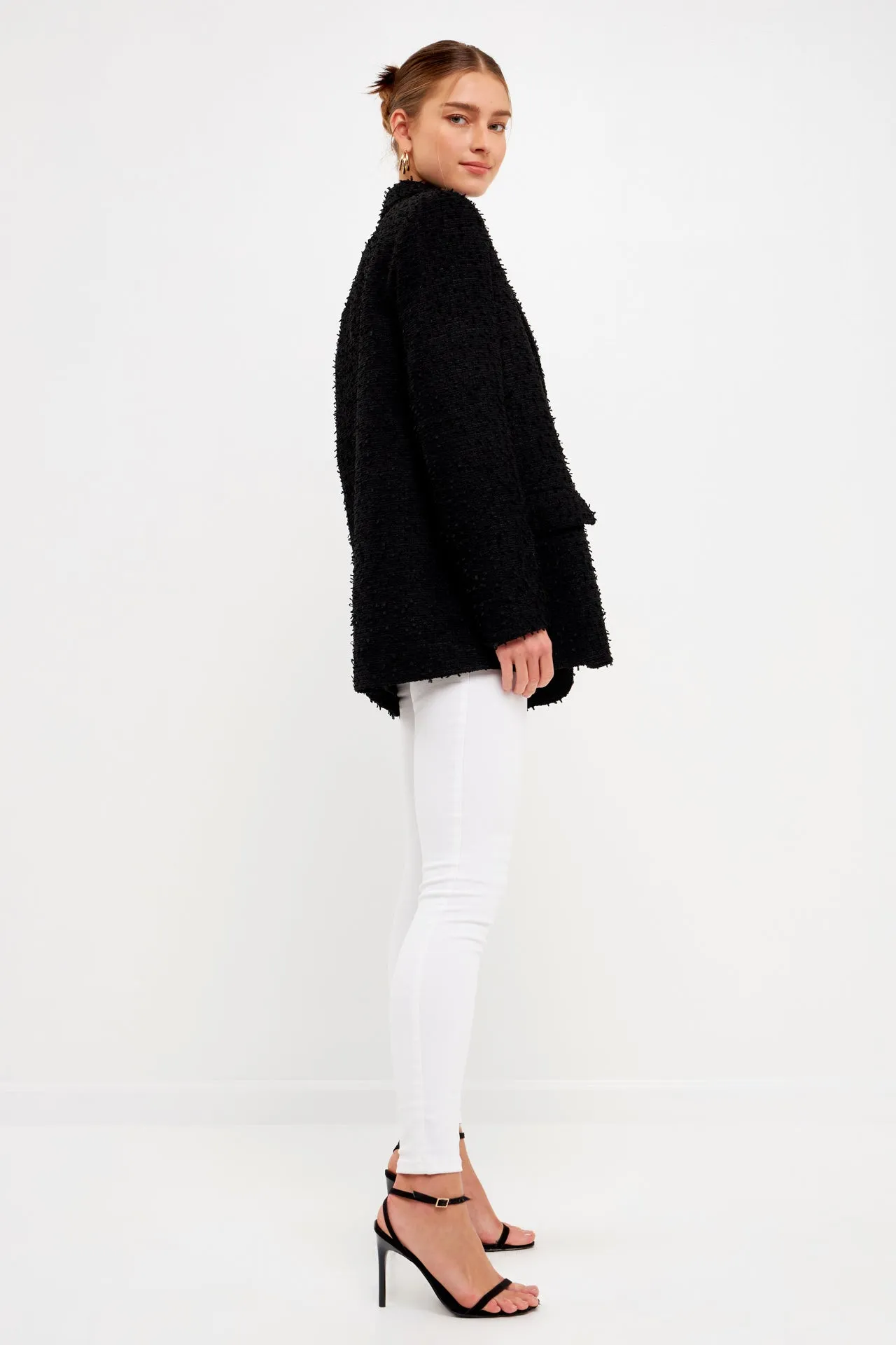 Tweed Boyfriend Blazer - Final Sale sold by Endless Rose product image thumbnail 3