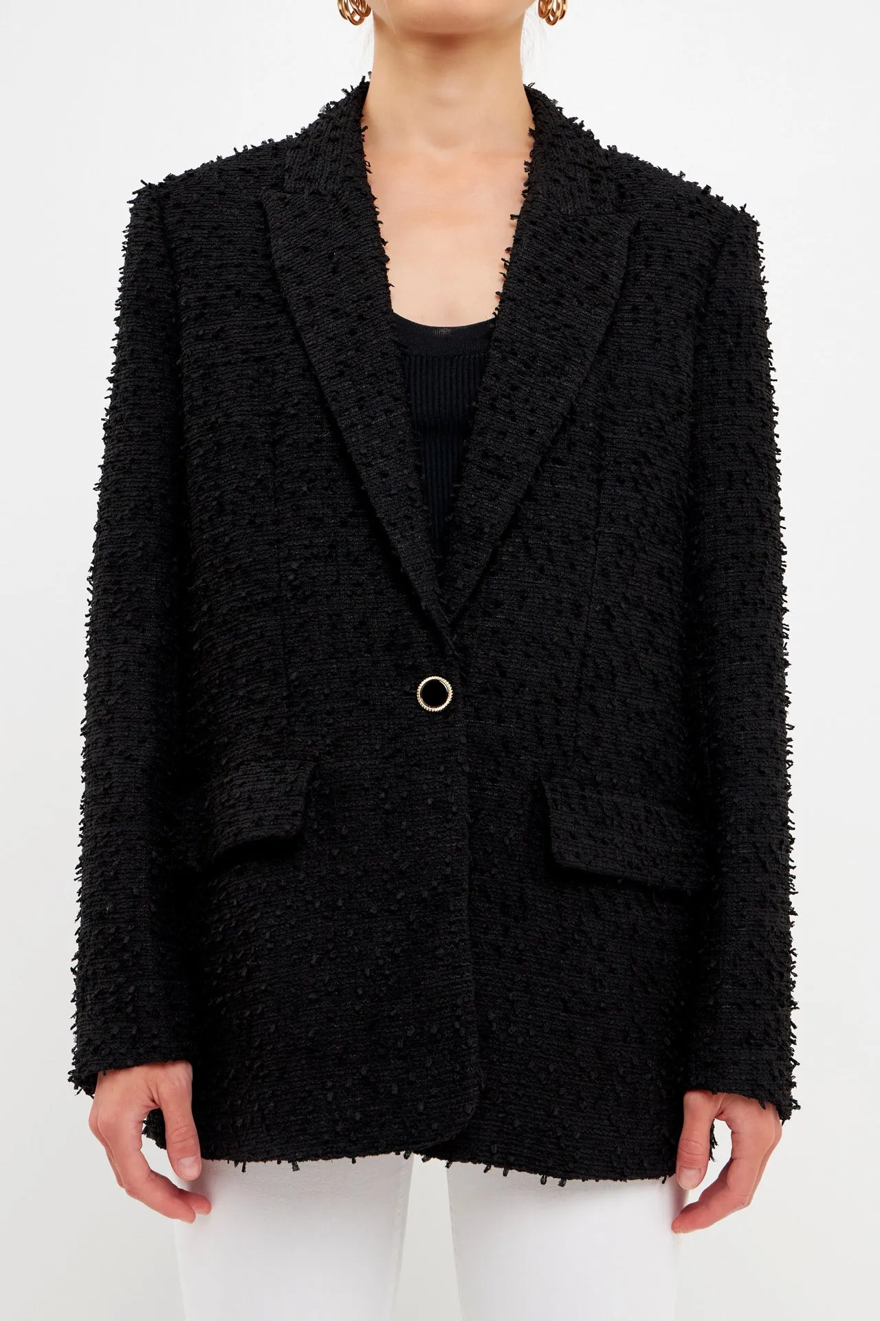 Tweed Boyfriend Blazer - Final Sale sold by Endless Rose product image thumbnail 2