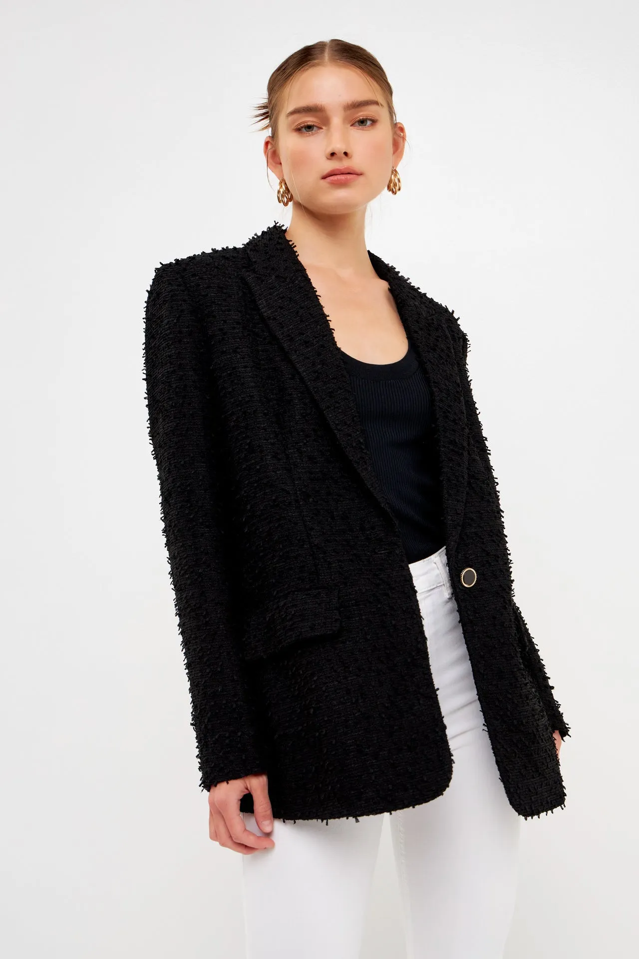 Tweed Boyfriend Blazer - Final Sale sold by Endless Rose product image thumbnail 5