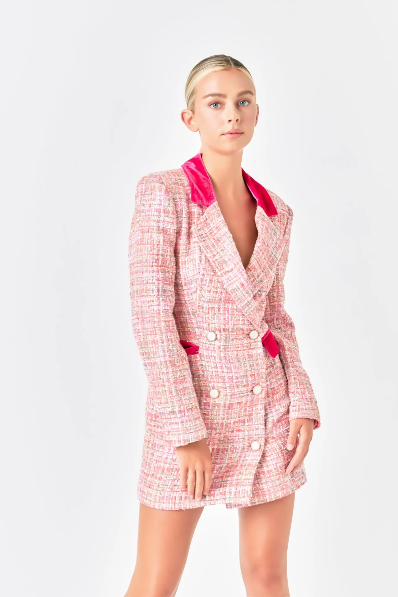 Premium Tweed Blazer Dress sold by Endless Rose product image thumbnail 5