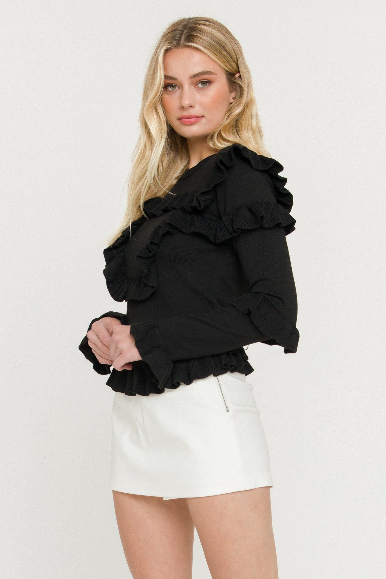 Ruffled Sweater sold by Endless Rose product image thumbnail 3