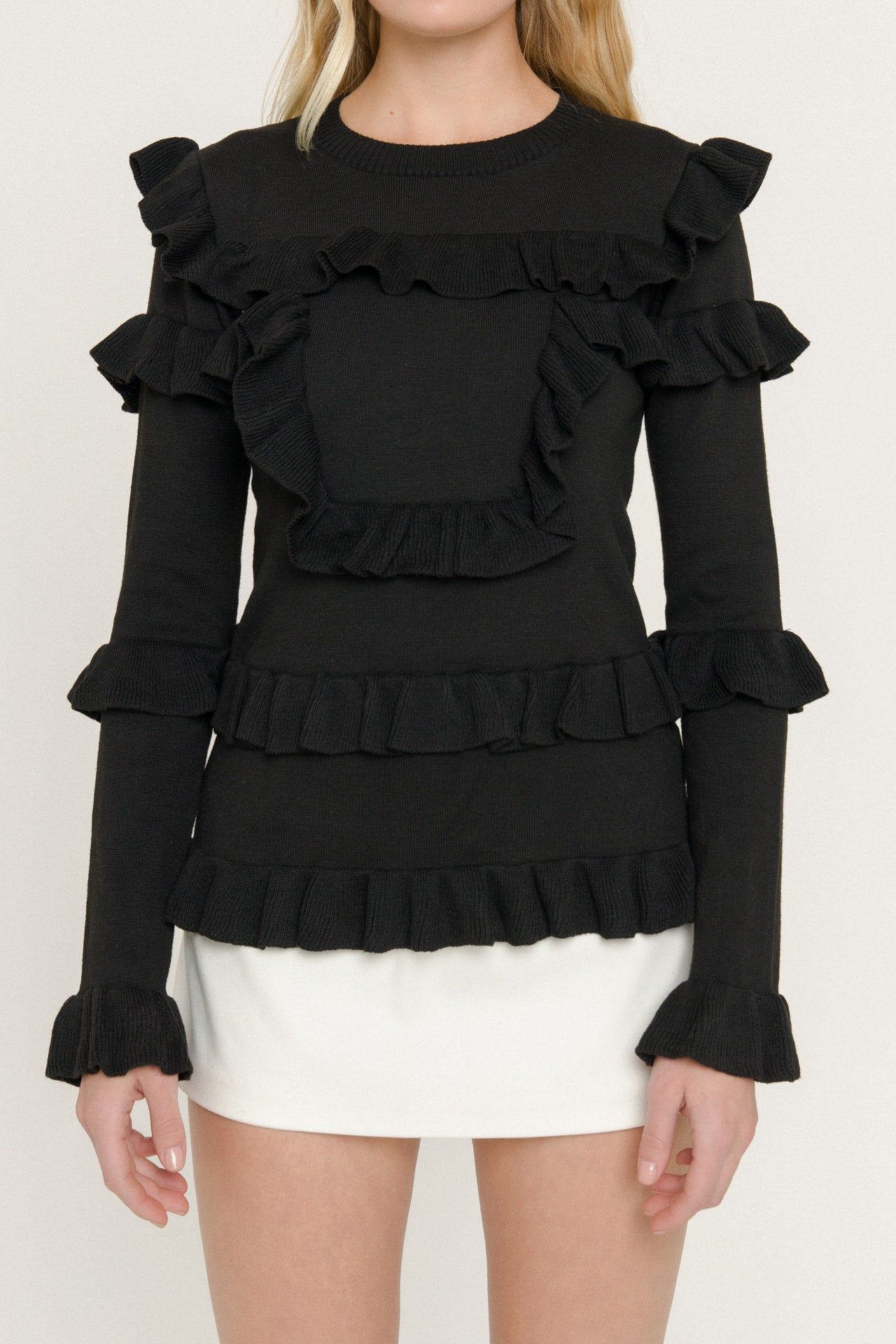 Ruffled Sweater sold by Endless Rose product image thumbnail 2