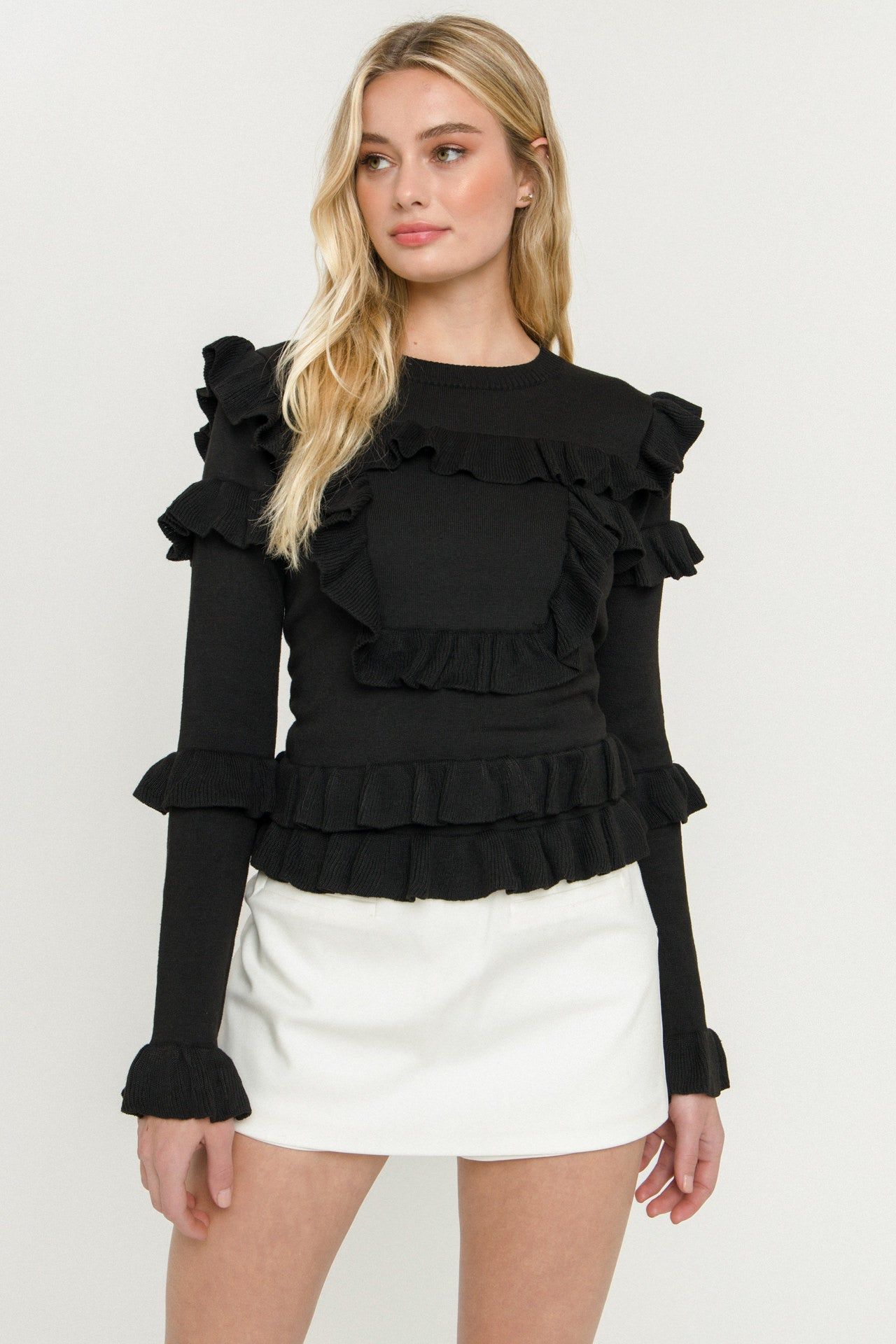 Ruffled Sweater sold by Endless Rose product image thumbnail 5