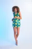 Checkered Sequin Mini Skirt sold by Endless Rose