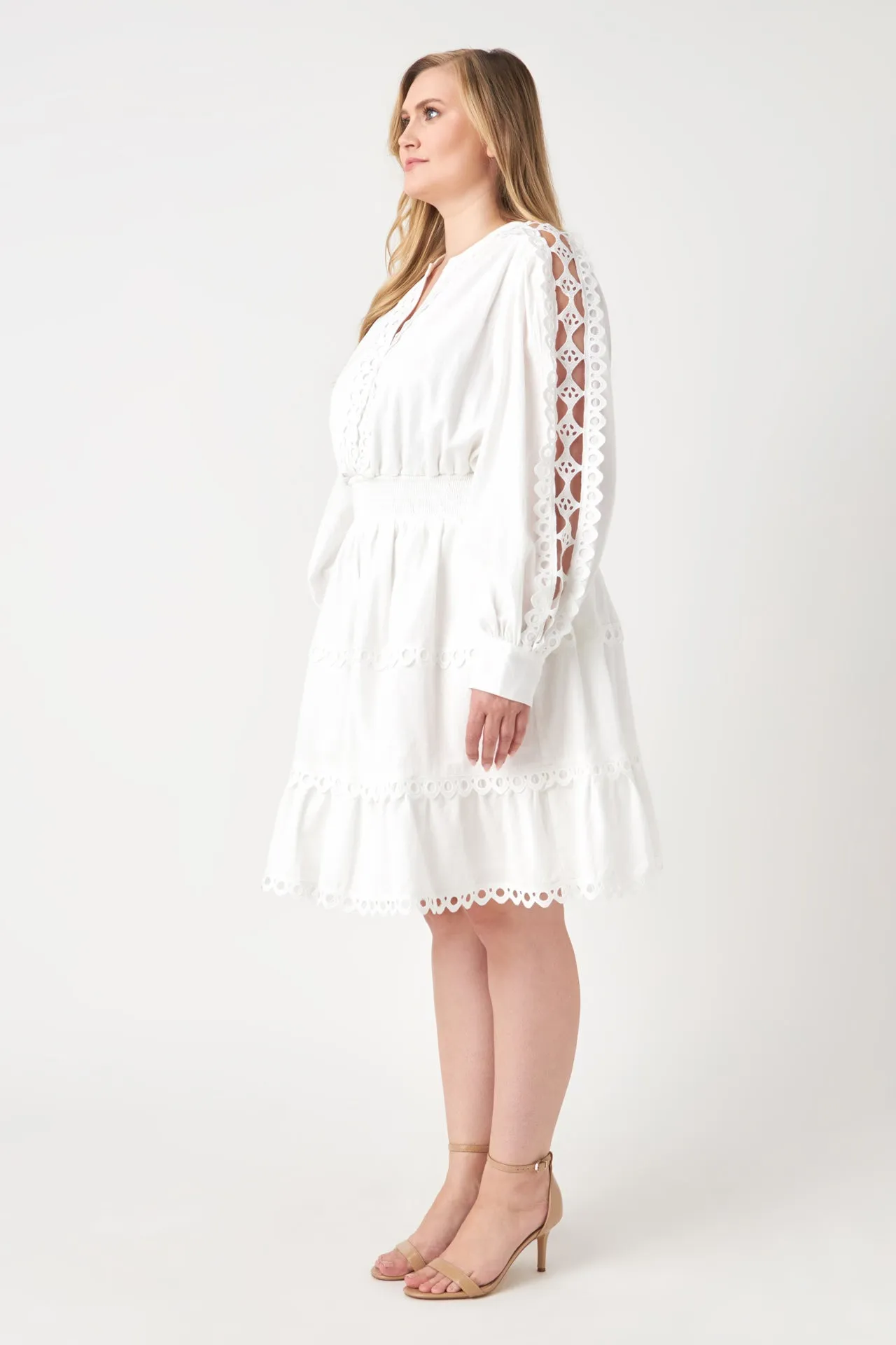 Lace Trim Mini Dress sold by Endless Rose product image thumbnail 3