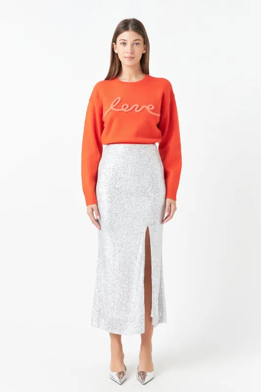Crewneck Love Sweater sold by Endless Rose