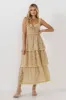 Floral Lace Trim Detail Maxi Dress sold by Endless Rose
