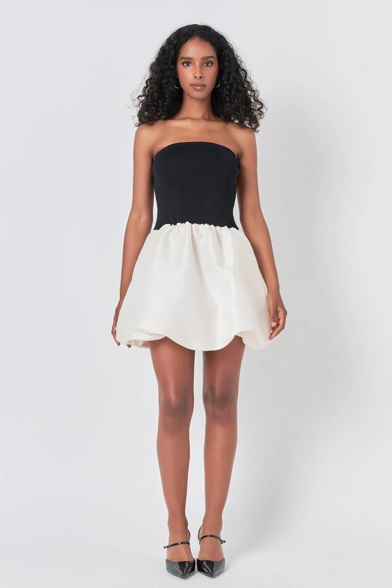 Strapless Voluminous Mini Dress sold by Endless Rose