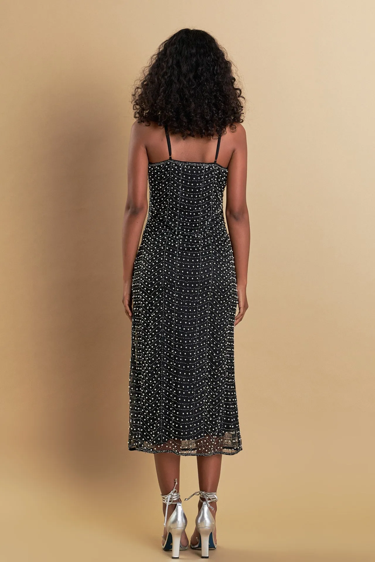 Premium Pearl Beaded Maxi Dress sold by Endless Rose product image thumbnail 5