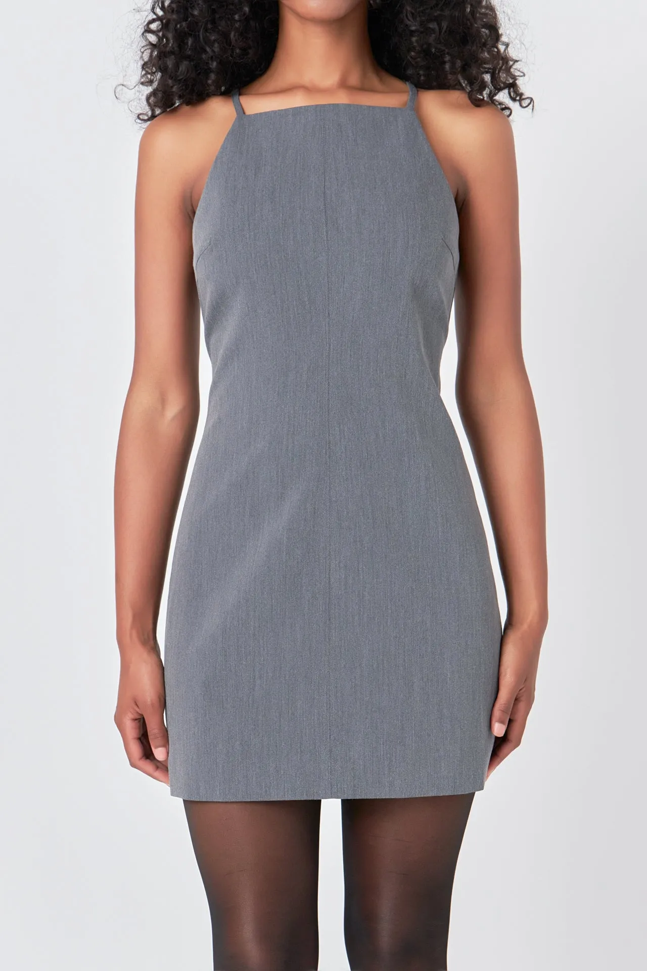 High Neck Fitted Mini Dress sold by Endless Rose product image thumbnail 2