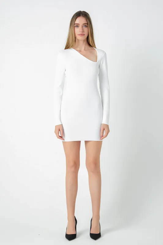 Cut out Long Sleeve Mini Dress sold by Endless Rose